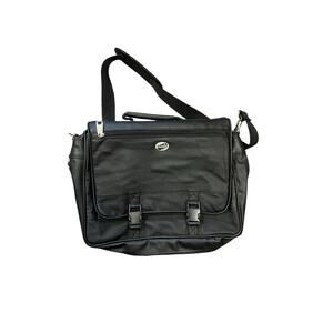 American Tourister Black Shoulder Carry-On‎ Travel Bag Expandable with Strap